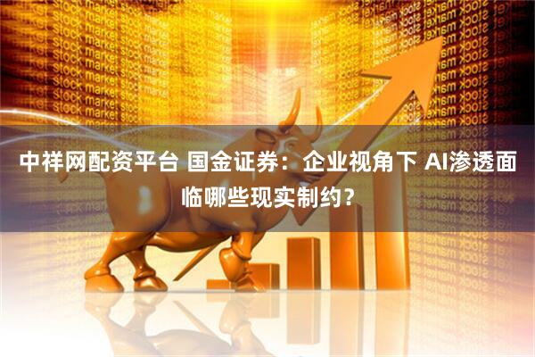 中祥网配资平台 国金证券：企业视角下 AI渗透面临哪些现实制约？